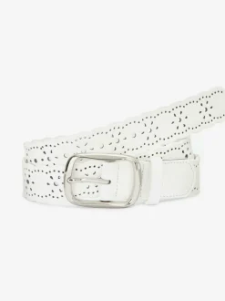 Ceinture aux hanches en imitation cuir avec motif ajouré tendance