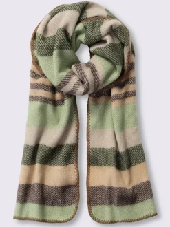 Écharpe motif à rayures mode