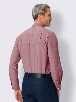 Chemise à carreaux carreaux en fils teintés