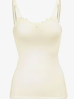 Chemise débardeur femme bretelles fantaisie toucher soyeux