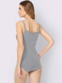 Chemise débardeur femme unie en jersey fin