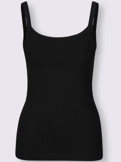 Chemise débardeur femme unie en jersey fin