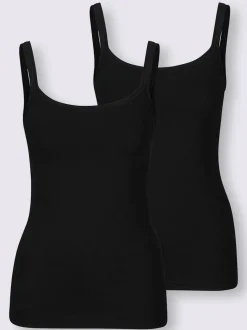 Chemise débardeur femme unie en jersey fin