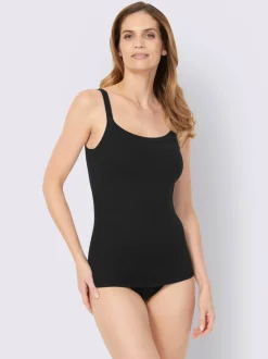 Chemise débardeur femme unie en jersey fin