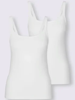 Chemise débardeur femme unie en jersey fin