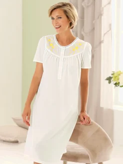 Chemise de nuit batiste de coton
