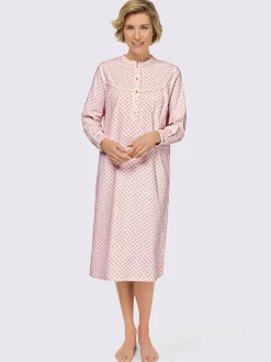 Chemise de nuit flanelle tissée, grattée à l'intérieur et à l'extérieur