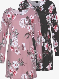 Chemise de nuit lot de 2 robes de nuit courtes