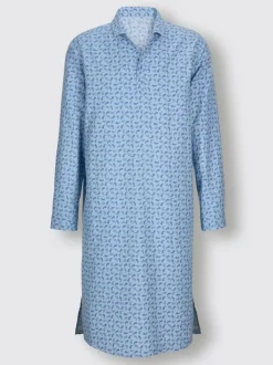 Chemise de nuit qualité finette tissée, grattée à l'intérieur et à l'extérieur