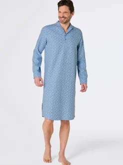 Chemise de nuit qualité finette tissée, grattée à l'intérieur et à l'extérieur