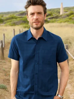 Chemise à manches courtes poche poitrine
