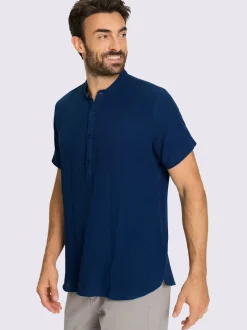 Chemise à manches courtes qualité mousseline