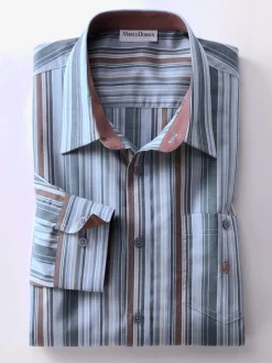 Chemise à manches longues facile d'entretien, repassage superflu