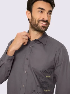 Chemise à manches longues motif imprimé