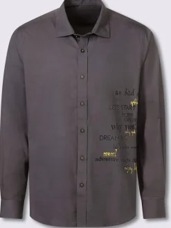 Chemise à manches longues motif imprimé