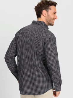 Chemise à manches longues superbes motifs à carreaux