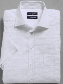 Chemise seersucker léger