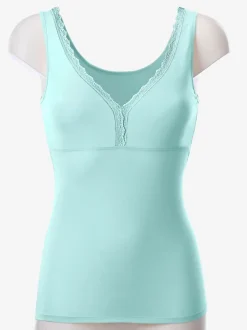 Chemise soutien-gorge côtes fines