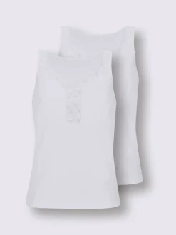 Chemise soutien-gorge sans armatures côtes fines