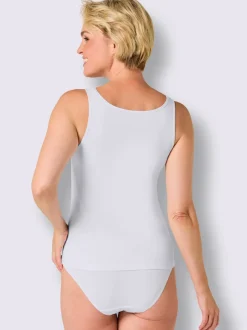 Chemise soutien-gorge sans armatures côtes fines