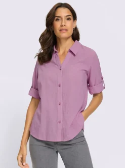 Chemisier en coton 30% de lin