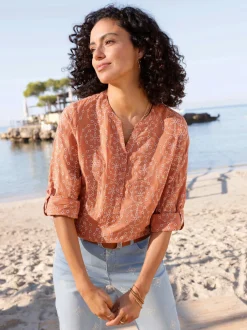 Chemisier en coton pur coton