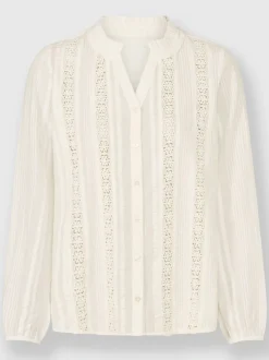 Chemisier en dentelle pur coton