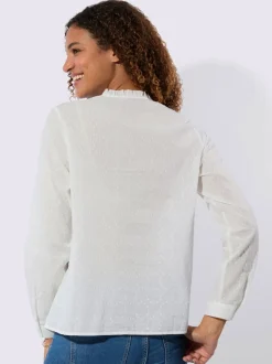 Chemisier en dentelle pur coton