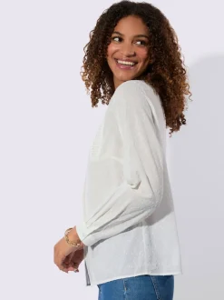 Chemisier en dentelle pur coton