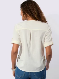 Chemisier à enfiler qualité coton doux sur la peau