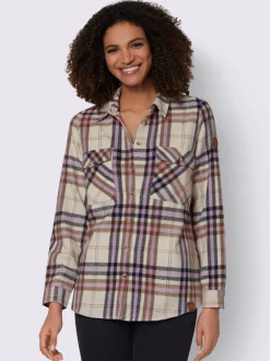 Chemisier en flanelle pur coton