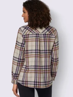 Chemisier en flanelle pur coton