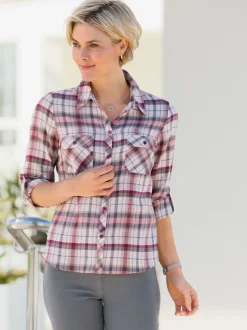 Chemisier en flanelle pur coton
