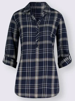 Chemisier en flanelle pur coton