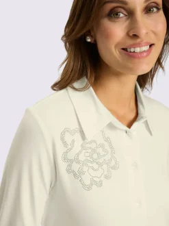 Chemisier en jersey 95% viscose