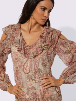 Chemisier en mousseline viscose
