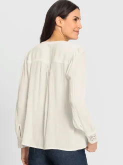Chemisier froissé viscose (ecovero)