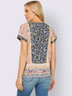 Chemisier imprimé patchwork