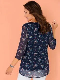 Chemisier long aspect 2 en 1 tendance