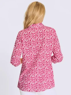 Chemisier long joli motif léopard