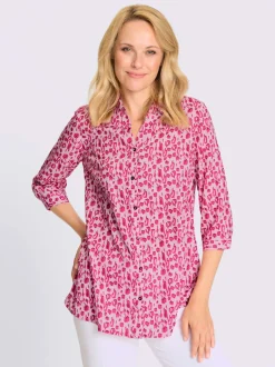 Chemisier long joli motif léopard