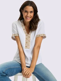 Chemisier à manches courtes pure viscose