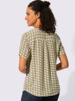 Chemisier à manches courtes pure viscose