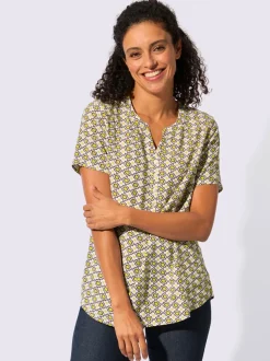 Chemisier à manches courtes pure viscose