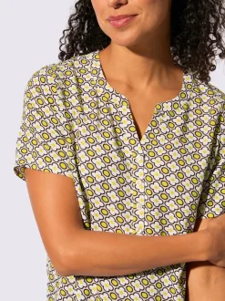 Chemisier à manches courtes pure viscose