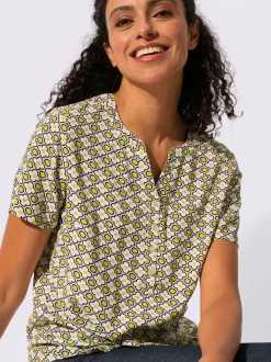 Chemisier à manches courtes pure viscose
