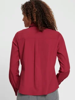 Chemisier à manches longues 50% coton