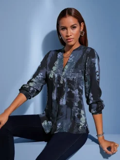 Chemisier à manches longues pure viscose
