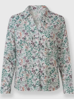 Chemisier motif floral