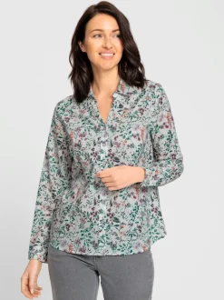 Chemisier motif floral